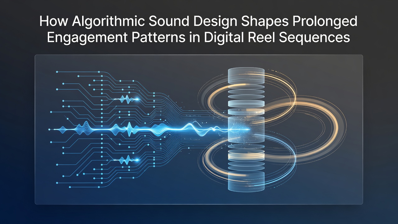 Visualization of algorithmic sound waves integrated with spinning digital reels in a gaming interface